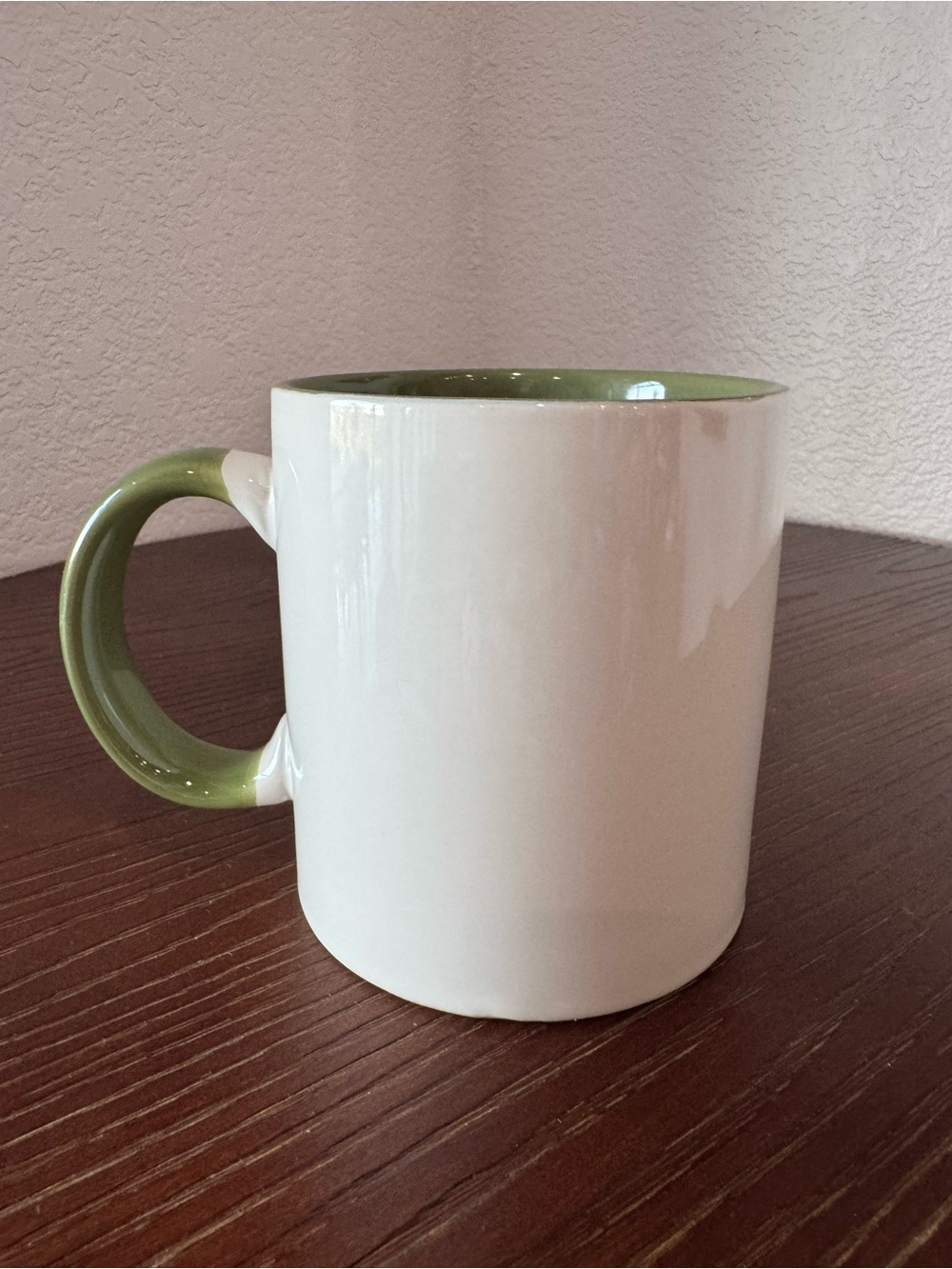 Eddie Bauer Ceramic Coffee Mug with Green Handle, Pine Snowflake Winter Graphic - Picture 3 of 9